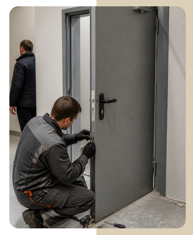 Ремонт противопожарной двери в Ростове-на-Доне по цене 6779 р. | ДвериЛегко-Рст